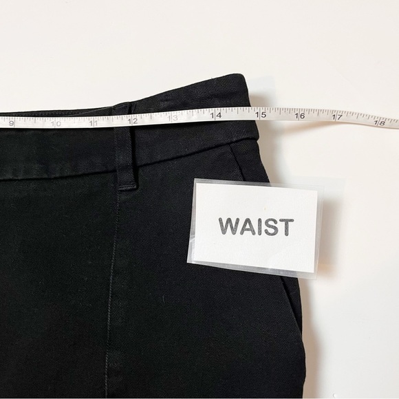 Boden Bi-Stretch Flare Trousers 6R black mid rise solid pants office work casual - Picture 10 of 13